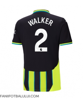 Manchester City Kyle Walker #2 Tricou Fotbal Replică 2024-25 Barbati Deplasare